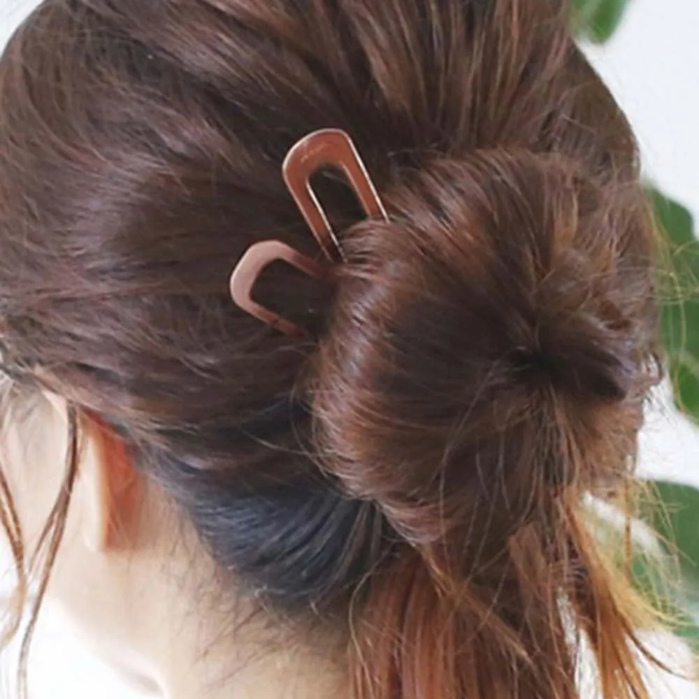 Женская u-образная Винтажная заколка для волос в японском стиле из
