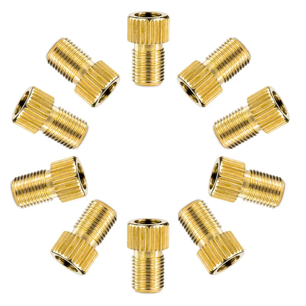 2 шт. велосипедный клапан Adator золотой сплав Presta Шредер адаптер конвертер дорожный