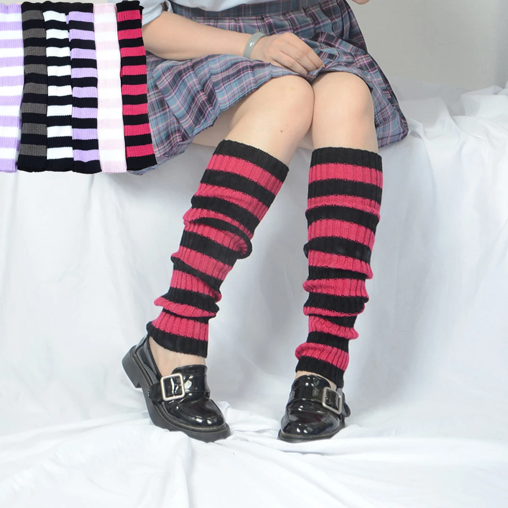 

1 pair Stylish Women Kniting Leg Warmer Winter Knit Crochet Fashion Lady Legging Foot Warmer