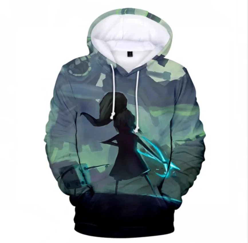 Худи мужское/женское объемное с капюшоном и принтом аниме | Мужская одежда