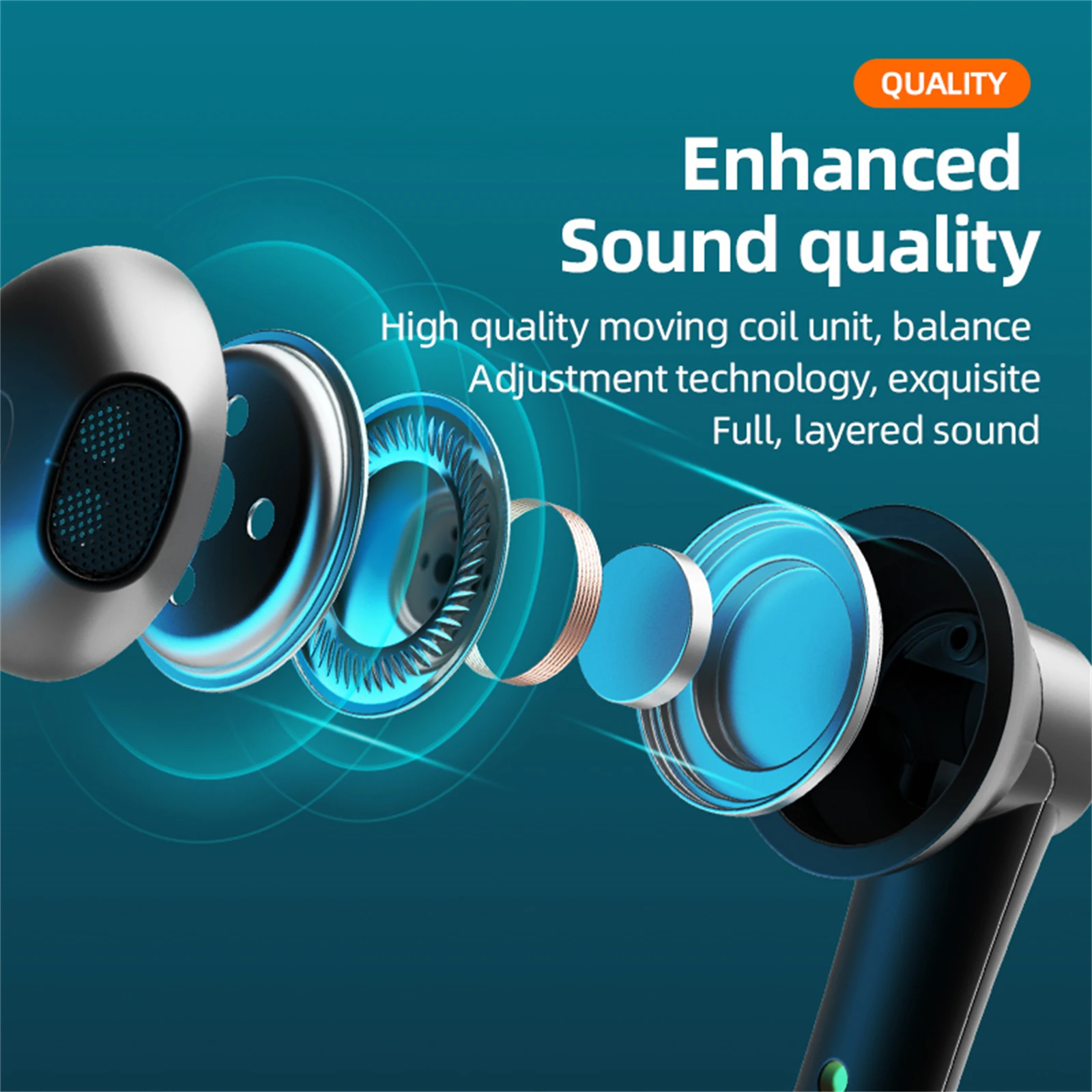 LB-8 TWS наушники BT 5 0 True Wireless с сенсорным управлением наушники-вкладыши