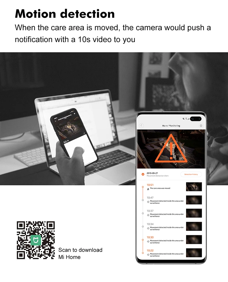 IMILAB 016 умная IP-камера 1080P HD AI Радионяня веб-камера безопасности Беспроводная 360