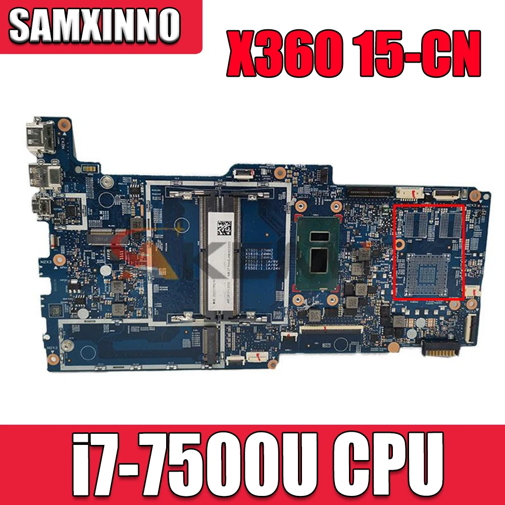 

Материнская плата для ноутбука HP ENVY X360 15-CN 15T-CN с процессором i7-7500U 17887-1A DDR4 100% протестирована