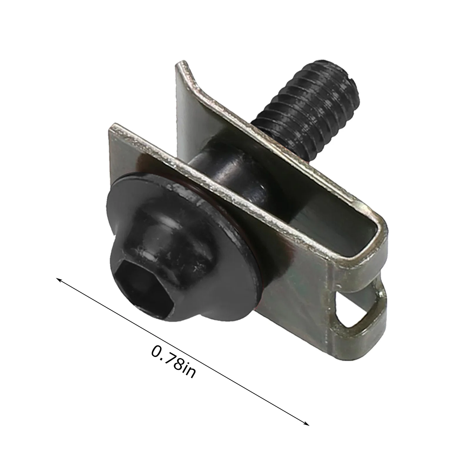 

10Pcs M5 Motorcycle Aluminium Alloy Bolt Speed Fastener Clip Screw Spring Nuts Motorcycle Cylinder Bolt Motor Engine Accessories