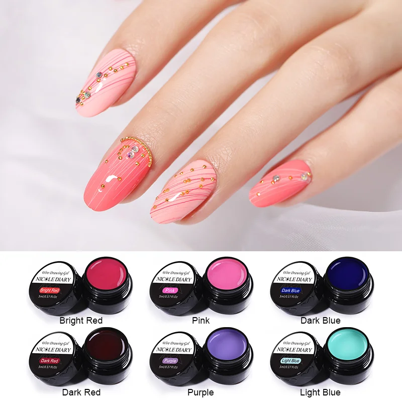 Гель-лак NICOLE DIARY для ногтей 5 мл | Красота и здоровье