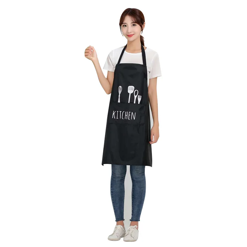 

Модный кухонный водонепроницаемый маслостойкий фартук, передник, аксессуары для приготовления пищи, кафе цветок ресторанный, магазин, Комб...