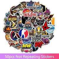 50pcsset cs go anime game stickers skateboard laptop guitar luggage funny cool graffiti retro sticker kids gift toys