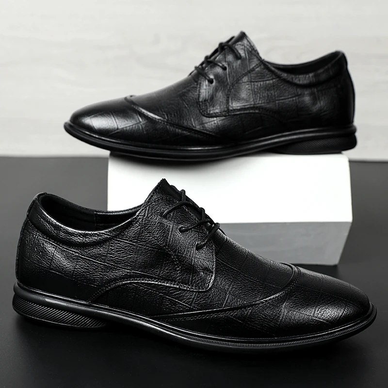 

New Loafers Shoes Men Autumn Fashion Mocasines Footwear Brand Driving Shoes Comfy Leather Durable British Style Men Casual Shoes