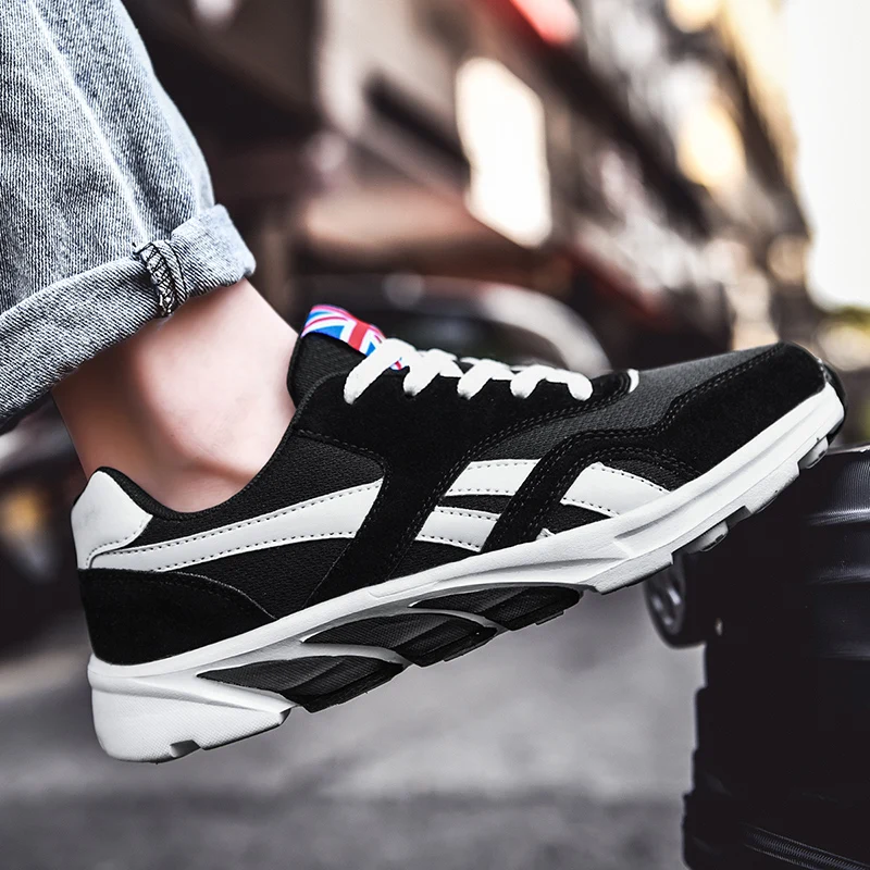 Мужские легкие кроссовки дышащая повседневная обувь 3 цвета для взрослых размеры