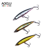 aoclu wobblers super quality 10 colors 50mm 3 4g small pencil sinking hard bait stick fishing lure fresh salt water all class