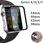 Защитная пленка с полным покрытием для Apple Watch 7 41 мм 45, Защита экрана для iWatch S Series 23456 38 42 (не стекло), мягкая пленка