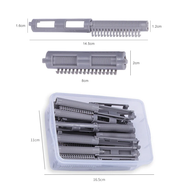 

25Pcs Fluffy Hair Cold Perm Rods Air Bang Styling Bars Hair Rollers Morgan Perm Curling Curler Clips Tool Set
