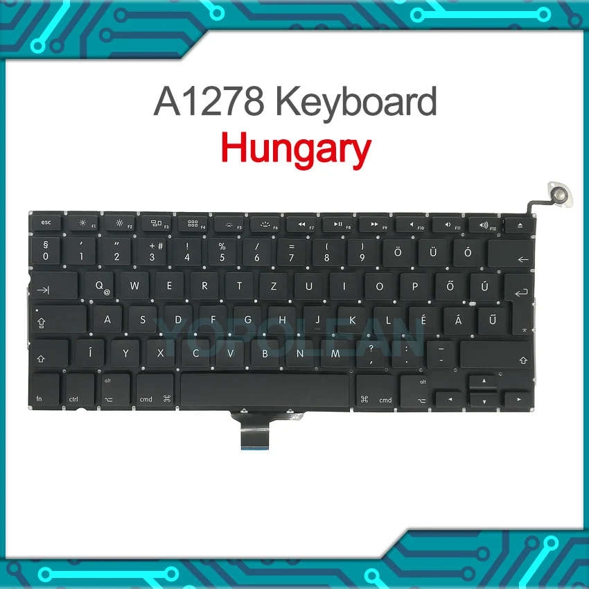 

Клавиатура A1278 для Macbook Pro, Венгерская клавиатура 2009, 2010, 2011, 2012, 13 дюймов