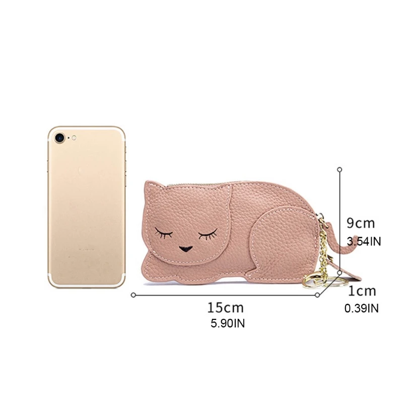 

Cartoon Animal Cat Wallet Credit Card Holder PU Leather Coin Purse Pouch Case