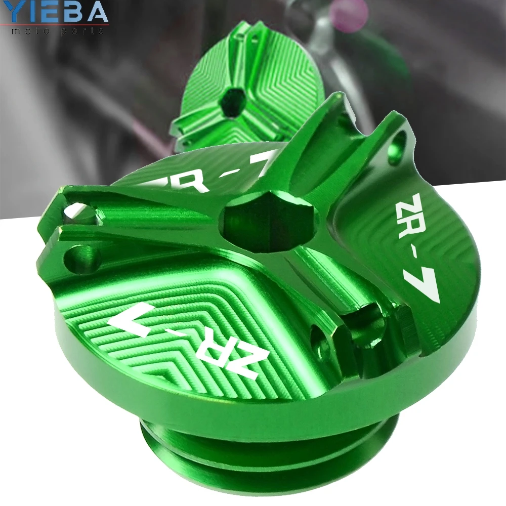 

Oil Filler Cap For Kawasaki ZR7 ZR-7 1999-2001 ZR-7S 2001-2006 Motorcycle Accessories Engine Oil Drain Plug Sump Nut Cup Cover