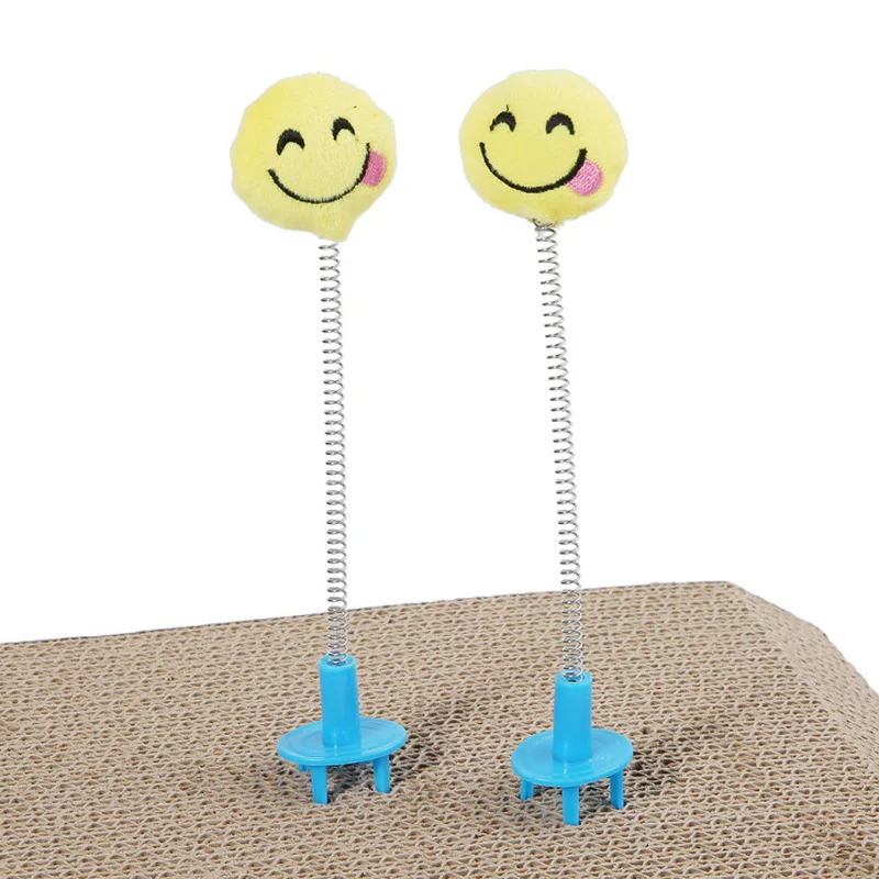 

Cat Toy Applicable Cat Scratching Board Cartoons Funny Interactive Spring Pet Cat Toy Cat Feather Wand Cat Teaser Cat Supplies