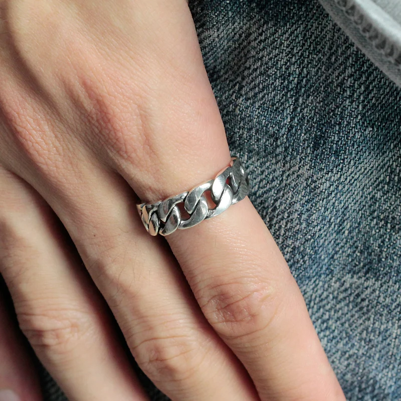 Кольцо из нержавеющей стали 316L для мужчин и женщин кольцо на палец в стиле панк с