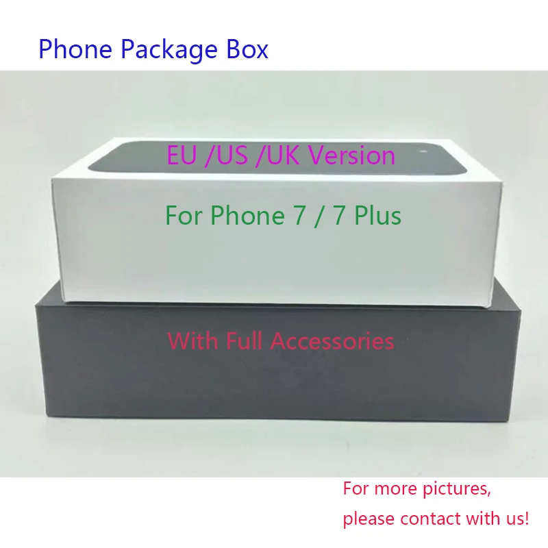 

20pcs High Quality US/EU Version Phone Packaging Packing Box Case For iP7/ 8 XR XS 11 12 With Accessories Package Box