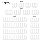 1624 шт. полипропиленовый кабельный гребеньзажимОрганайзеркомод для ПК силовых кабелей 2,5-3 мм проводка 46824 Pin компьютерный кабельный менеджер