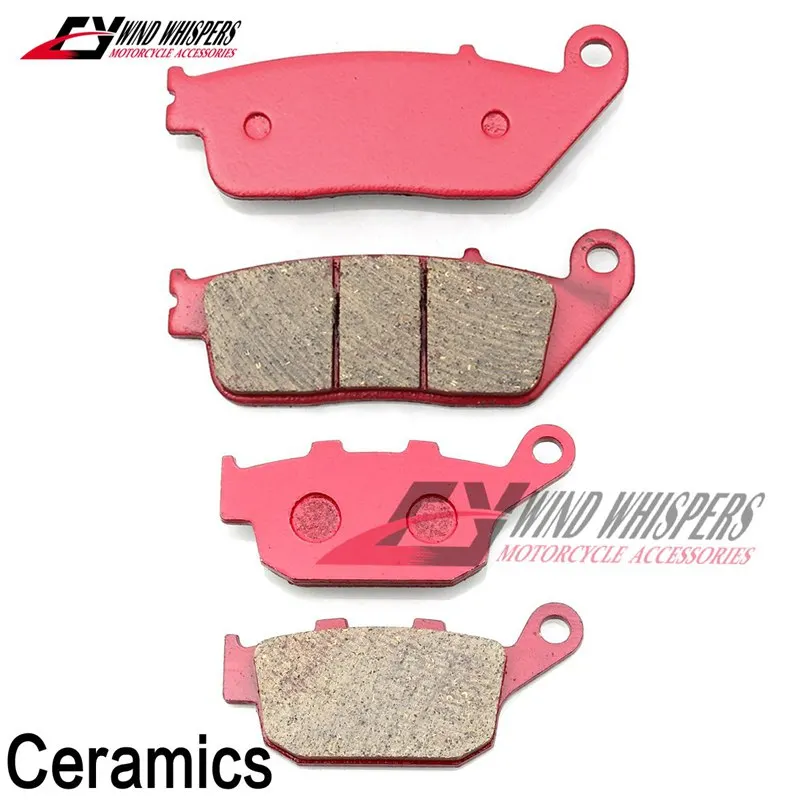 Керамические передние и задние тормозные колодки для мотоцикла Honda VT 250 Spada VTR CB 500 X