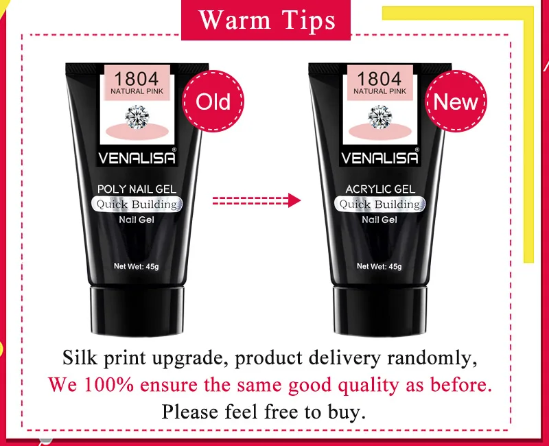 Venalisa удлиняющий гель для наращивания двойная щетка инструмент ногтей поддельные