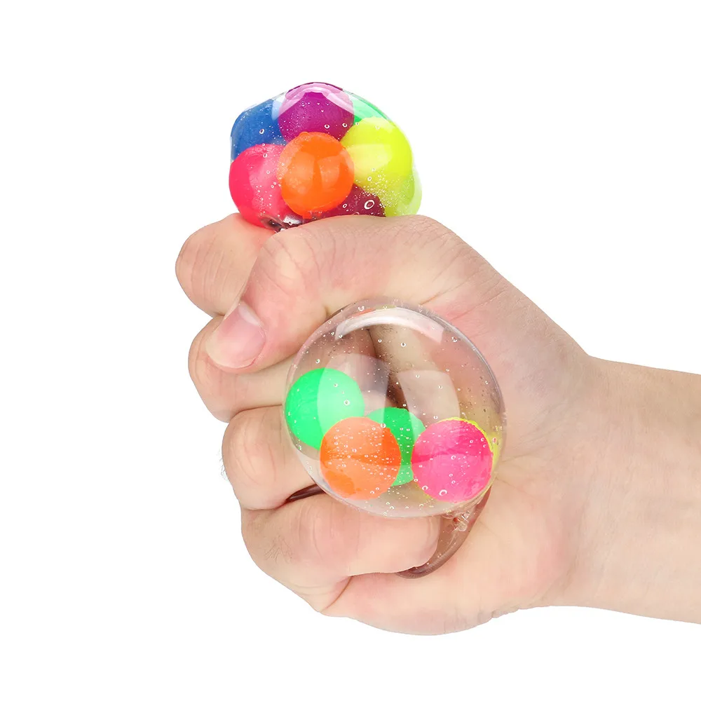 Juguete sensorial de Color no t&oacute;xico, Bola de estr&eacute;s de oficina, juguete para aliviar el estr&eacute;s-0