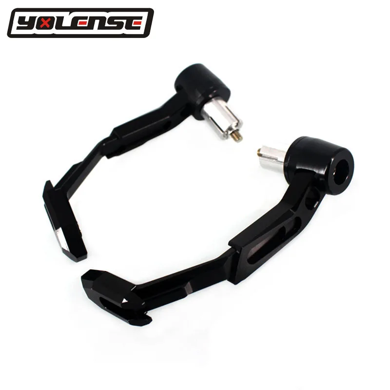 Black Для Kawasaki Z650 Z750 Z800 Z900 Z1000 Z1000SX Z250 Универсальный алюминиевый руль мотоцикла тормозные рычаги сцепления протектор - Цвет: Black