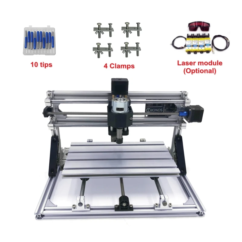 

Mini CNC 3018 PRO without laser or with laser head 500mw/2500mw/5500mw CNC engraving machine Pcb Milling Machine