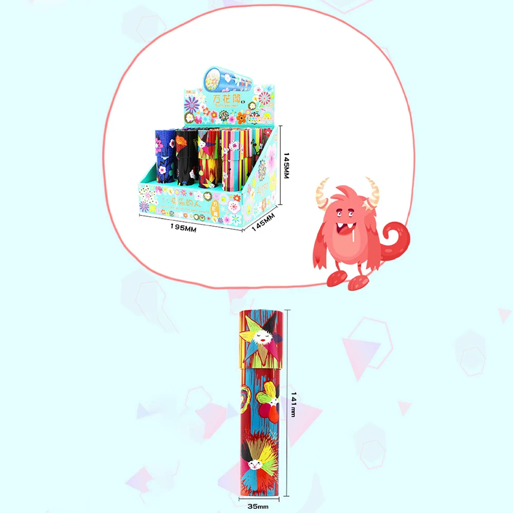 Цветочная роспись калейдоскоп детские развивающие научные Обучающие игрушки