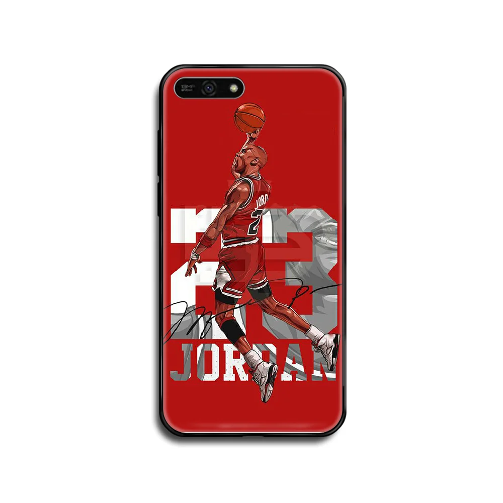 

Basketball star Jordan 23 Phone case cover hull For Huawei Honor Mate 5 6 7 8 9 10 20 30 A C X Lite Pro black cell cover trend
