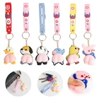 Сжимаемая игрушка для ягодиц из ПВХ кавайная панда Сиба ину антистрессовая игрушка фиджет мультяшное животное брелок женская сумка Подвеска автомобиль