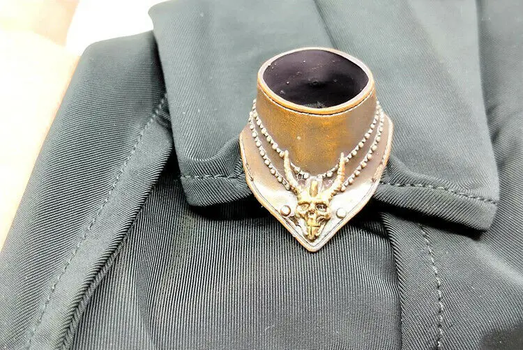 

Black 1:6 Scale cloak Cape with Collar Model For 12" Female Figure Toy