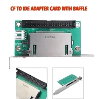 40 pin cf compact flash card to 3 5 ide converter adapter high quality pci bracket back panel computer accessories