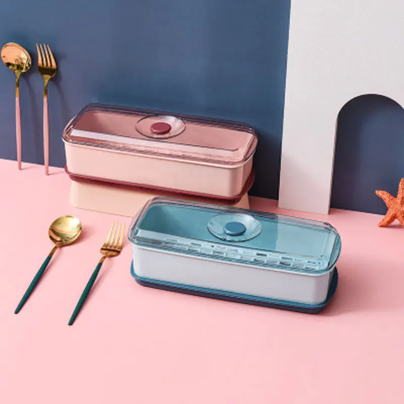 

Storage Box Plastic Knife Block Holder Drawer Knives Fork Spoons Storage Rack Knife Stand Cabinet Tray Kitchen Organizer