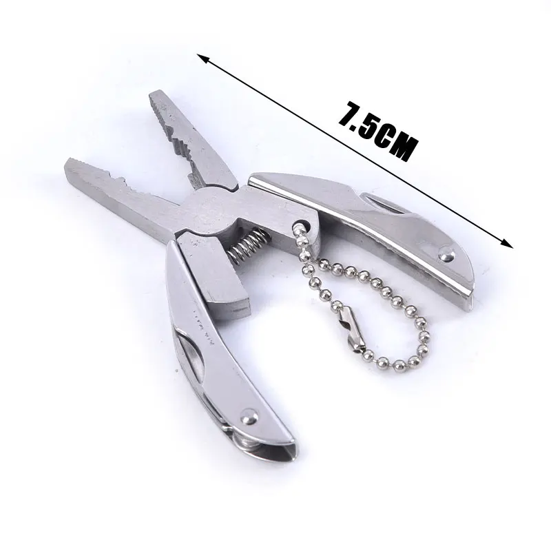 

Portable Multifunction Folding Plier Stainless Steel Foldaway Knife Keychain Screwdriver Camping Survival Mini Tools Travel Kits