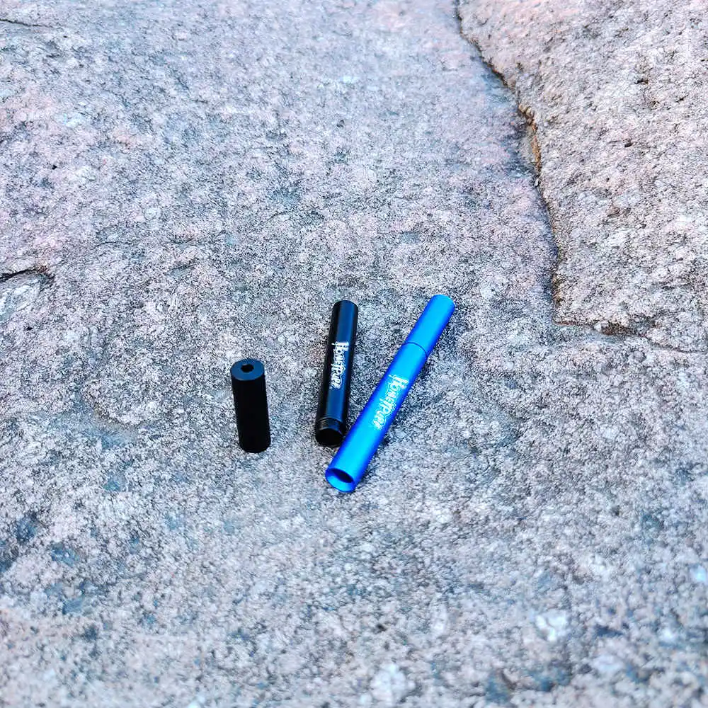 Алюминиевая металлическая курительная ручная трубка с активированным углем