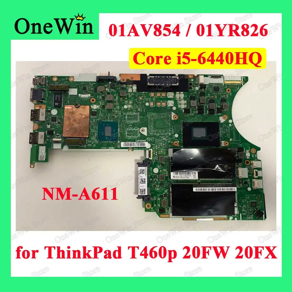 Фото 01AV854 01YR826 для ThinkPad T460p 20FW 20FX ноутбук интегрированные Материнские платы