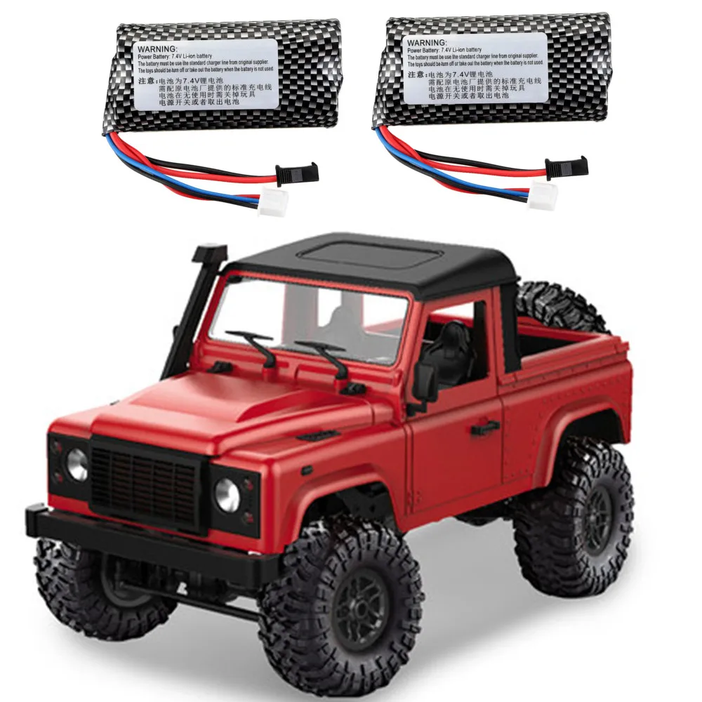 

MN D91 RTR with Two 1300mAh Battery 1:12 RC Car 2.4Ghz 4WD Remote Control Vehicles Models with LED Light Toys for Children