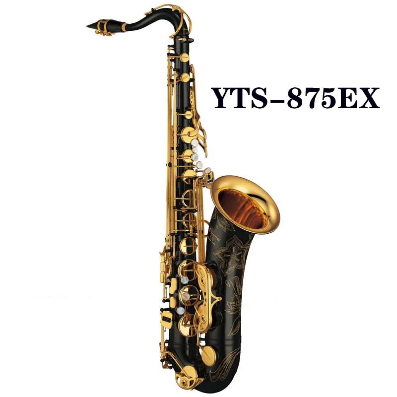 Японский тенор 875EX плоский B саксофон золотой лак Саксофон падающий E Sax