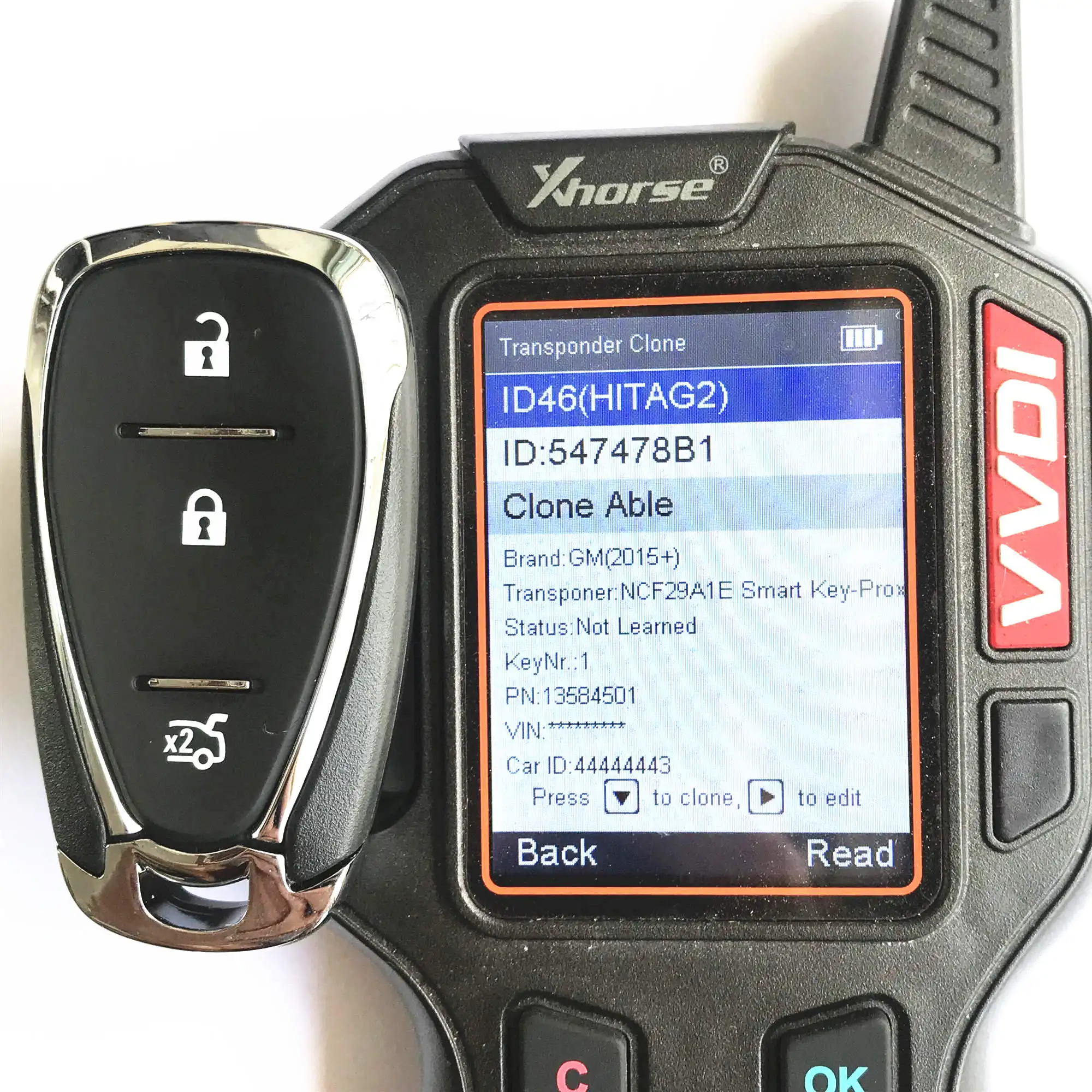 Оригинальные 3 кнопки 434 MHz Virgin Смарт близость ключ для GM для Chevrolet~-ID46