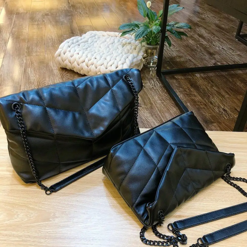 

Elegant Female Large Shoulder Bag 2020 Fashion New High Quality PU Leather Women's Designer Handbag Chain Shoulder Messenger Bag