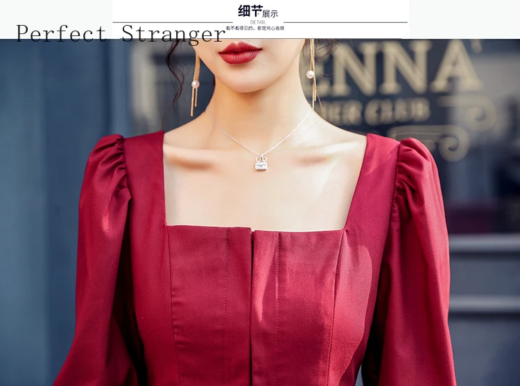 2020 сексуальная горячая Распродажа Весна Новое прибытие квадратный воротник с