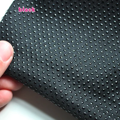 Black Meetee 50/100 см x 150 см ширина Нескользящая ткань нескользящая резиновая подушка DIY аксессуары для ковров Нескользящая Ткань для шитья - Цвет: Black
