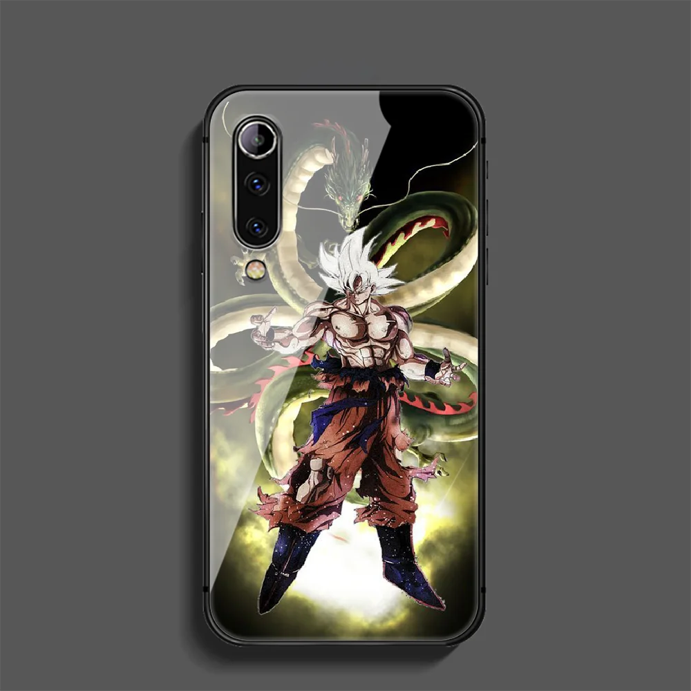 

D-Dragons Balls Son Goku Phone Tempered Glass Case Cover For Xiaomi Mi Note A2 A3 8 9 3 9 9T 10 Max Pro Lite Ultra Shell Black