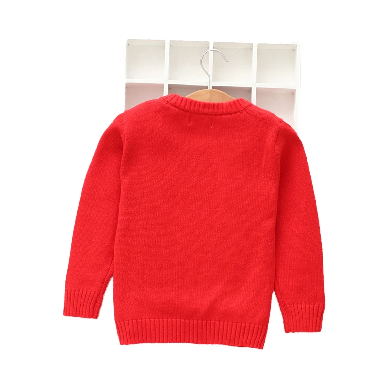 Новинка 2021 Рождественский свитер для маленьких девочек и мальчиков детская