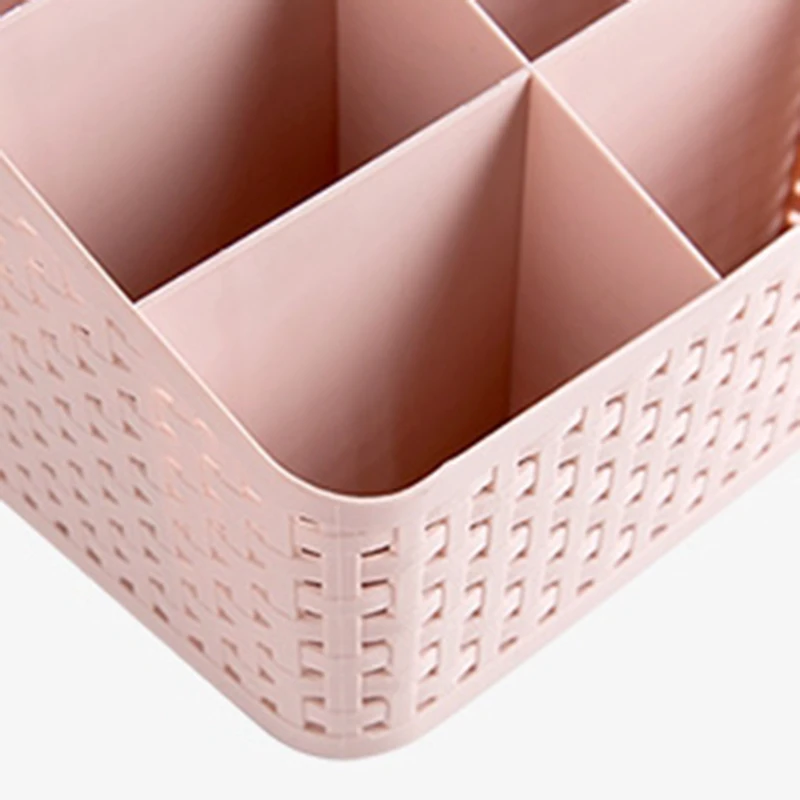 Полый дизайн пластиковая косметическая коробка для хранения стол с