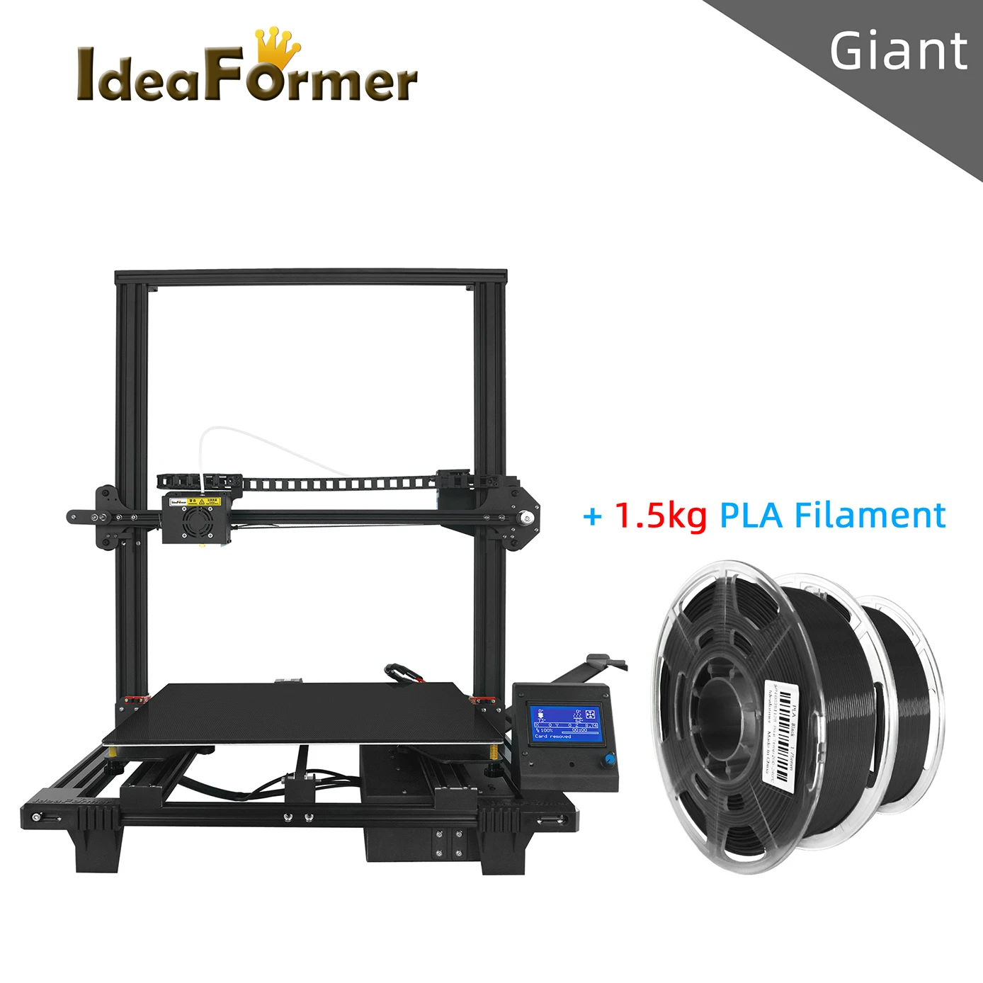 Kaufen Ideaformer Riesen Super Große Größe 400*400mm TMC2208 Fahrer High-präzision Automatische Nivellierung FDM DIY 3D Drucker