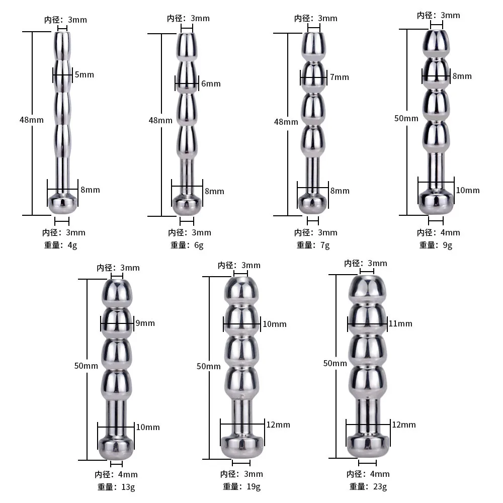 Metal catheter hollow penis rod plug stainless steel urethra sound urethral dilator stimulation adult toy men | Красота и здоровье