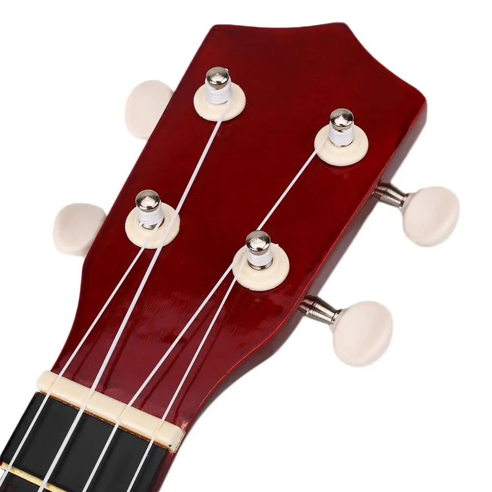 Деревянная маленькая гитара укулеле 21 дюйм деревянный музыкальный инструмент