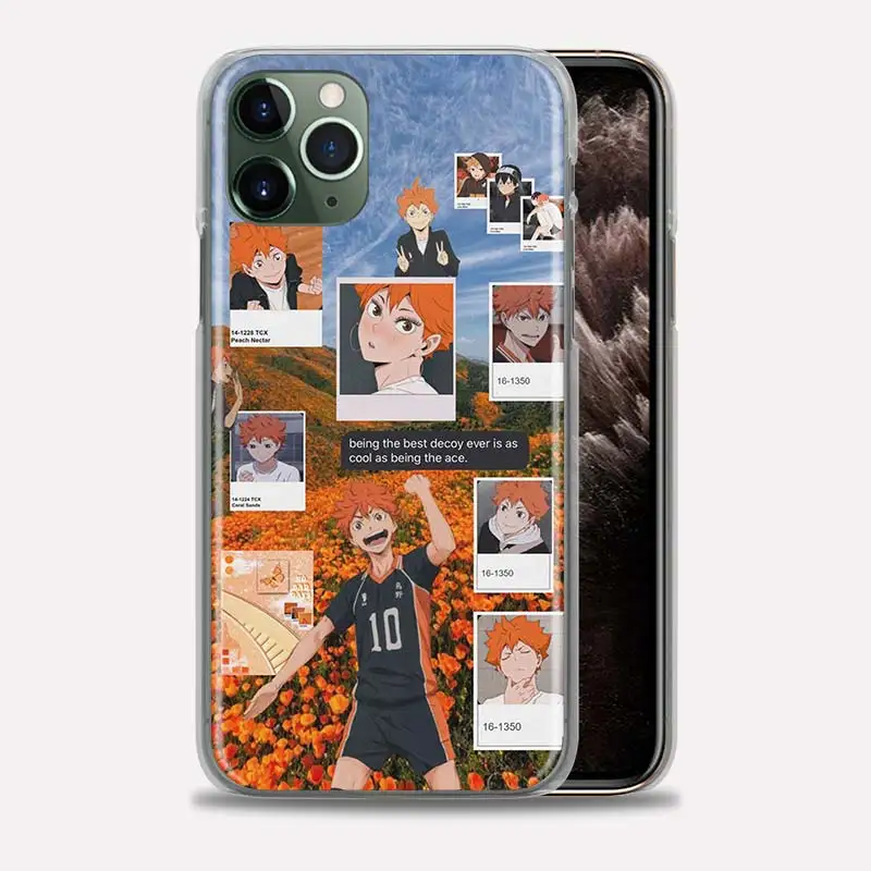 

Japan Anime Oya Haikyuu Bumper Case For iPhone 11 Pro Max 12 Pro X XS Max XR 7 8 6 6S Plus SE Protective Phone Bags Cover Coque